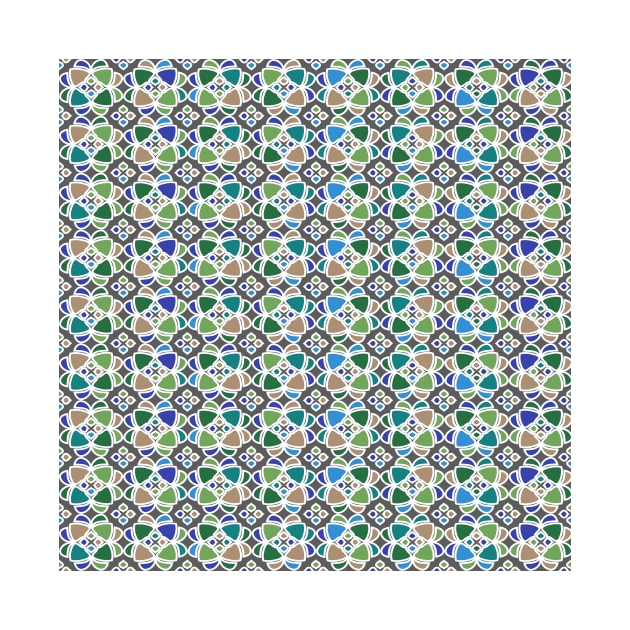 Moroccan Ceramic Tiles Mosaic by oknoki