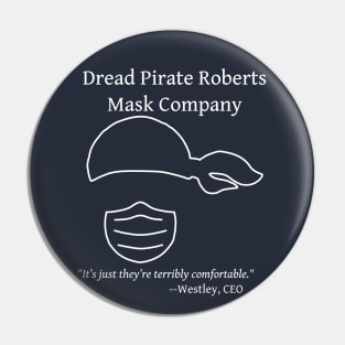 Dread Pirate Mask Company Pin