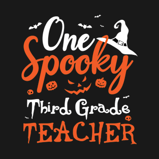 Spooky Third Grande Teacher T-Shirt