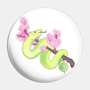 Pink Sakura Viper: Green Pin