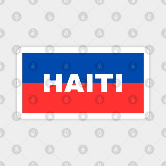Haiti Flag Colors Magnet by aybe7elf