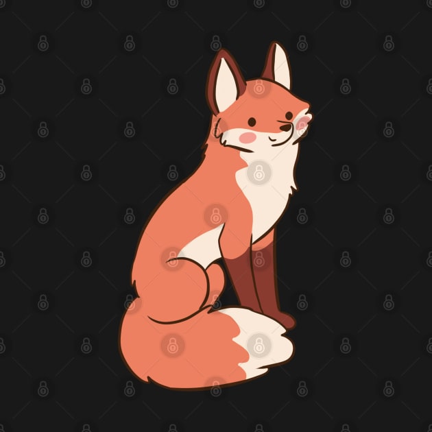 Cute little fox illustration by Yarafantasyart