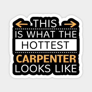 Carpenter Looks Like Creative Job Typography Design Magnet