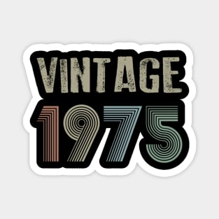 Vintage 1975 45th Birthday Gift idea Men Women Magnet