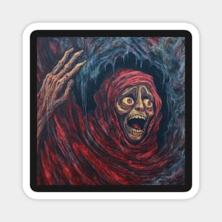 Red Ghost Nightmare Magnet