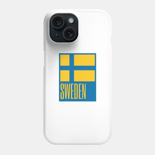 Sweden Country Symbol Phone Case by kindacoolbutnotreally