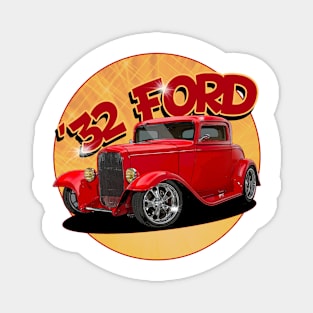 1932 Ford Coupe Hot Rod Magnet