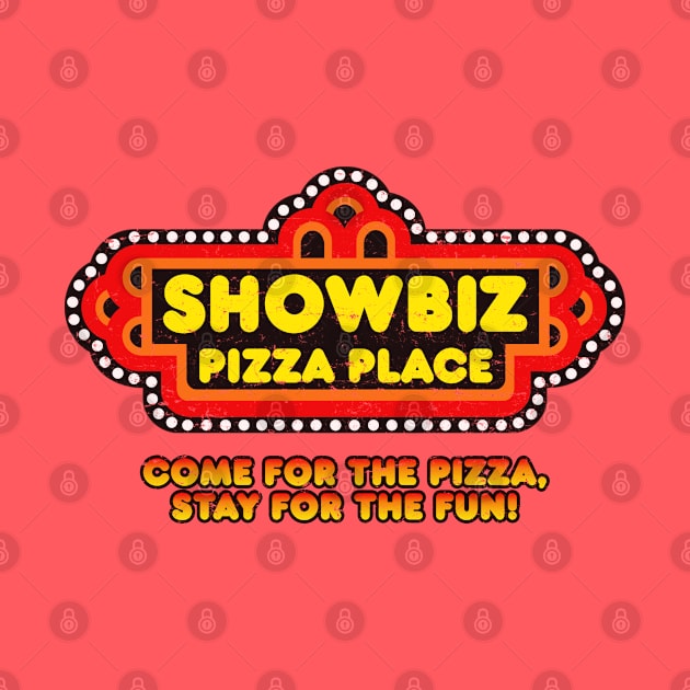 Distressed Showbiz Pizza Place by Tee Arcade