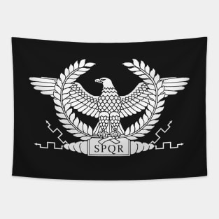 Roman White Eagle Tapestry