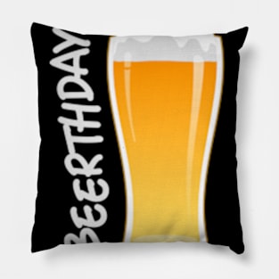 Happy beer-th-day to you. Pillow