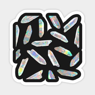 Iridescent Crystals Magnet