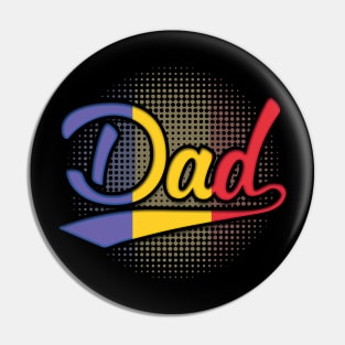 Chadian Dad - Gift for Chadian From Chad Pin