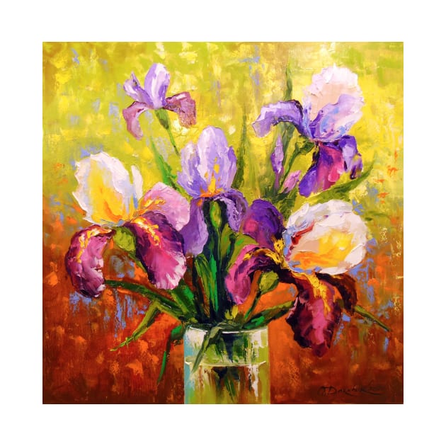 Bouquet of irises by OLHADARCHUKART