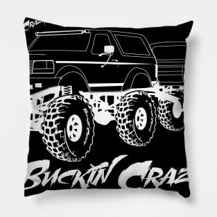 Buckin Crazy Bronco - White Print 2021 Pillow