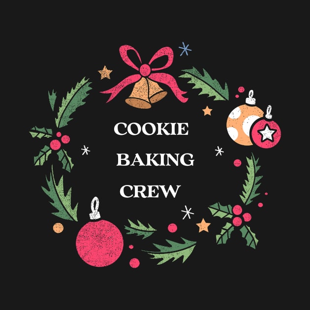 Cookie baking crew Shirt Family Christmas Tshirt Funny Boy Girl Gift Cute Christmas Tee by NickDezArts