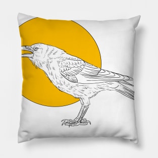 Raven Pillow