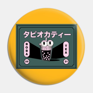 Boba Tea Pin