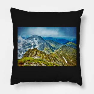 Fagaras mountain range in Romania Pillow
