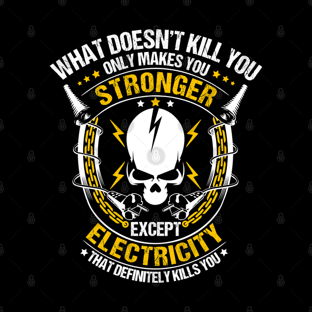 Electricity/Electrician/Sparky/Electrical Worker by Krautshirts