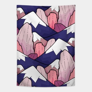 The rocks and peaks Tapestry