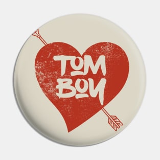 Tomboy Arrow Through Heart Pin