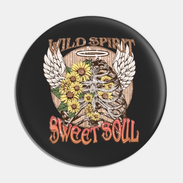 Wild Spirit, Sweet Soul Pin by Nessanya