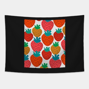 Funny strawberries Tapestry