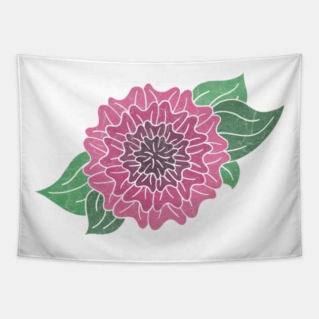 Tudor Rose Ombré Pink Tapestry by TheEmeraldOwl_byKaitlyn