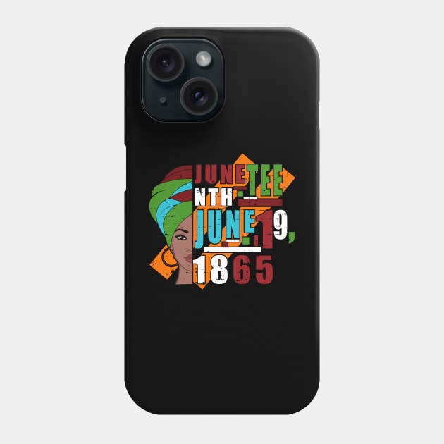 Juneteenth, June 19th, 1865, Black History Phone Case by UrbanLifeApparel