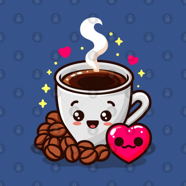 Cute Black Coffee with Love by Arief Uchiha