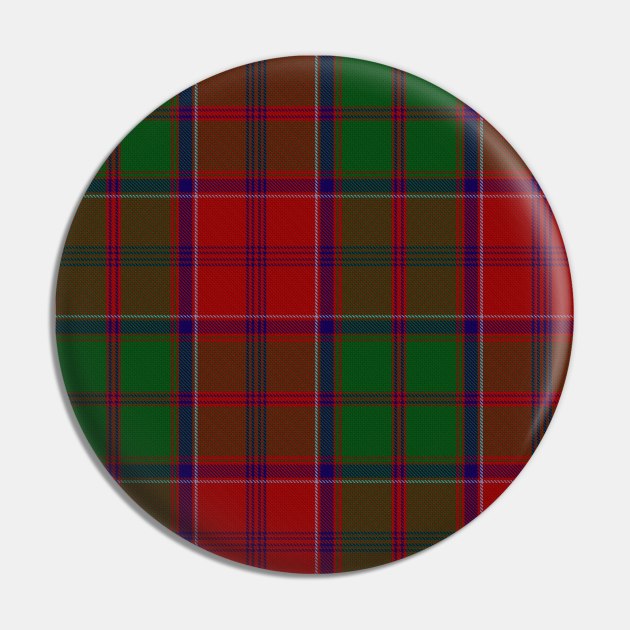 Grant Clan Tartan (Larger) Pin by clantartans