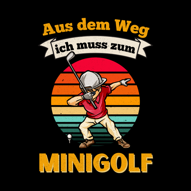 Minigolf Dabbing Mingolfspieler Golf by Foxxy Merch