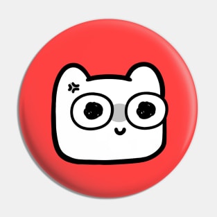 Very Very Angry Cat Pin