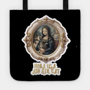 Mona Lisa and her cat Tote