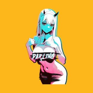 Darling #1 Miami Beach Zero Two Aesthetic Edit T-Shirt