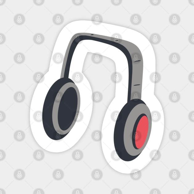 Music Headphones Magnet by MajorCompany