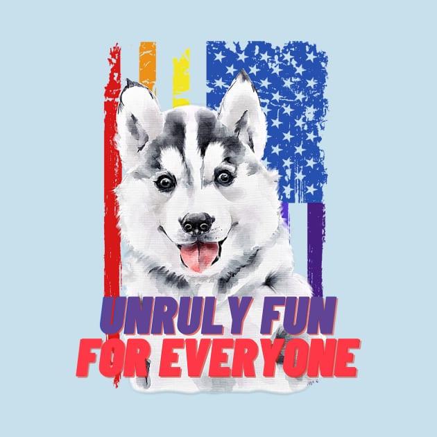 Unruly FUN for everyone (Husky puppy) by PersianFMts