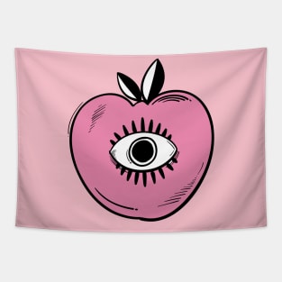 Apple with eye Tapestry
