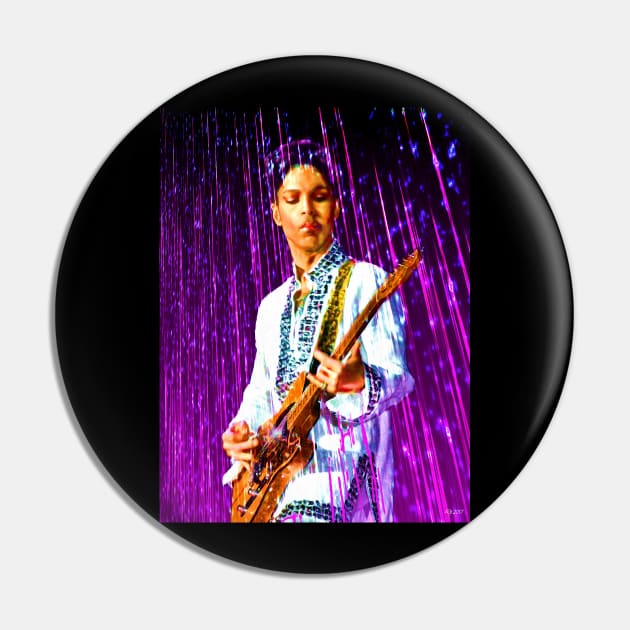 Purple Rain Painting Pin by danieljanda