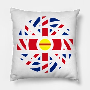 British Vietnamese (South) Multinational Patriot Flag Series Pillow