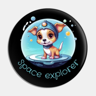 Dogs in space, dog lovers, dog astronaut, space explorer Pin