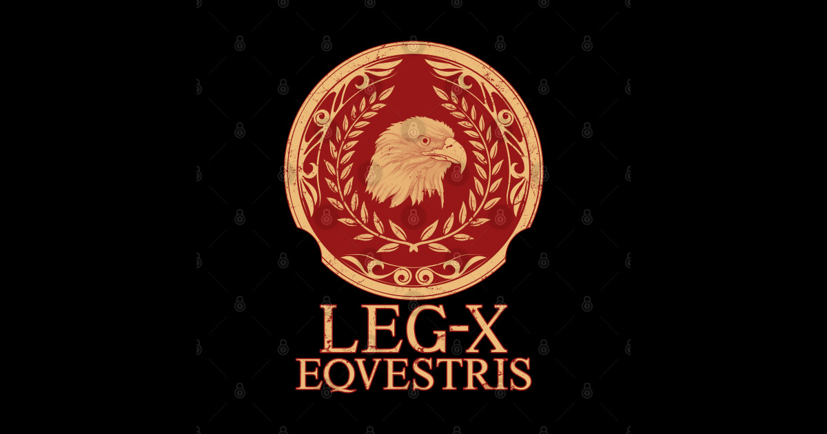 Legio X Equestris Roman Legionary Emblem Spqr TeePublic