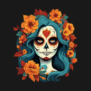 Day of The Dead La Catrina Dia De Los Muertos Women T-Shirt