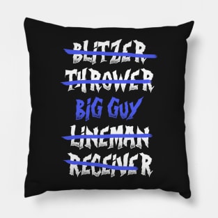 Big Guy Blood Bowl Pillow