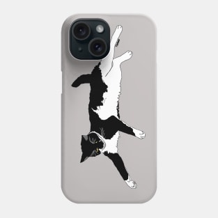 Cute Tuxedo Cat I want to play  Copyright TeAnne Phone Case