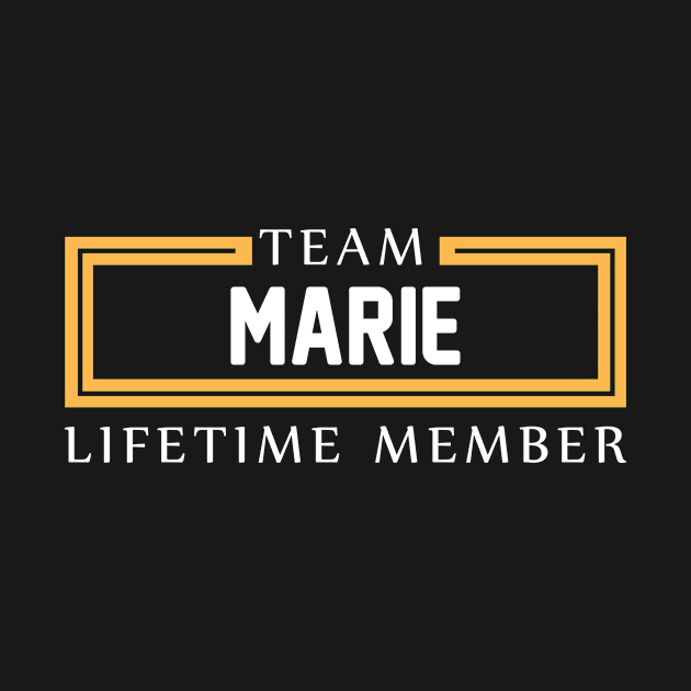 TEAM MARIE LIFETIME MEMBER ,MARIE NAME by cristikosirez