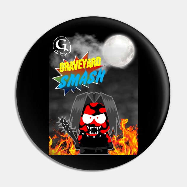 Graveyard Smash Pin by OfficialGraveyard