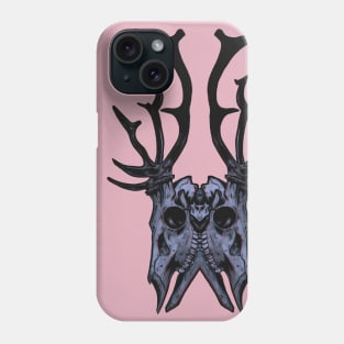 Stag Symmetry Skulls Phone Case