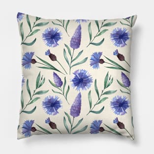 Botanical Floral Seamless pattern 21 Pillow