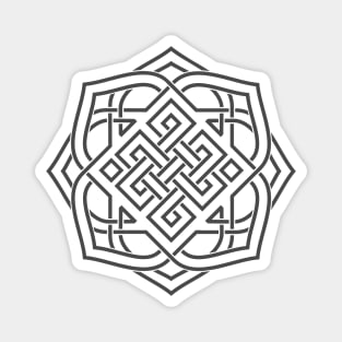 Tibetan Knot Mandala Magnet